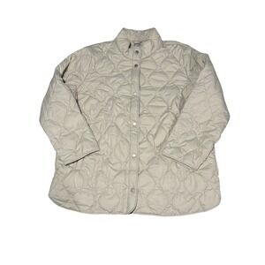 New With Tags 32 Degrees Beige Quilted Jacket Women's Size XXL Warm Comfy Coat
